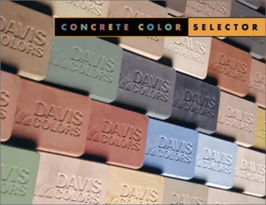 concrete color selector pigments and charts